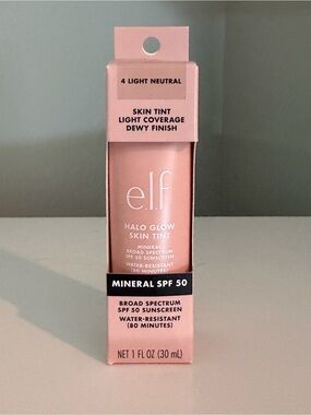 ELF Halo Glow Skin Tint SPF 50 - Light Neutral Pink